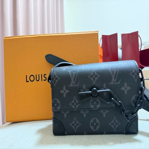LV Monogram Eclipse 鏈條小包｜附購證｜近全新9成｜男女適用🔥