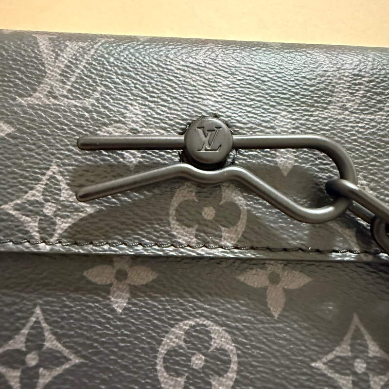 LV Monogram Eclipse 鏈條小包｜附購證｜近全新9成｜男女適用🔥-5