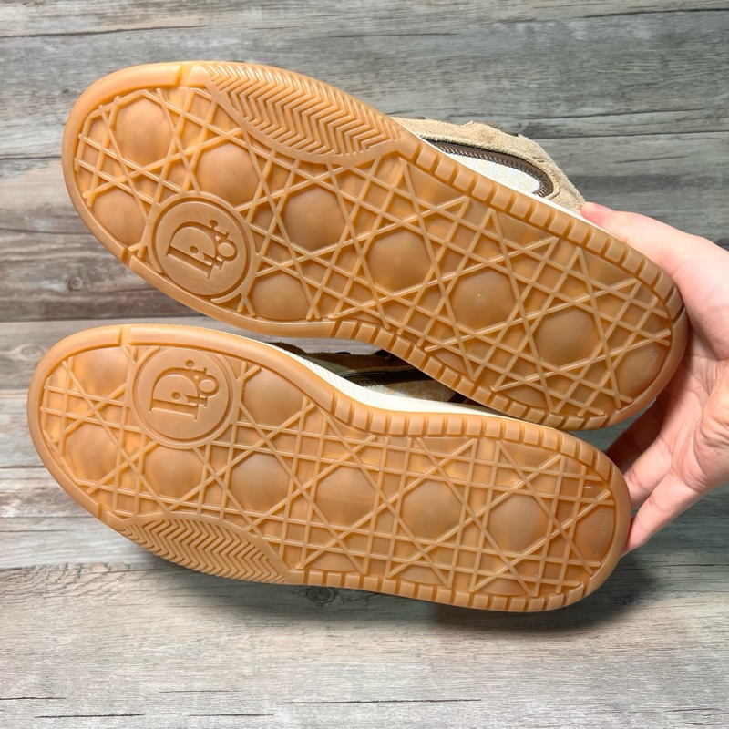 DIOR 迪奧 B9S 麵包鞋 滑板鞋 板鞋 綠色 棕綠色 42碼-5