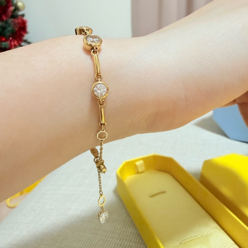 Swarovski Imber 玫瑰金水鑽手鍊｜附盒購證｜9成新✨氣質款-2