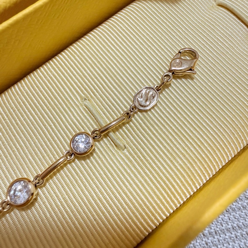 Swarovski Imber 玫瑰金水鑽手鍊｜附盒購證｜9成新✨氣質款-4