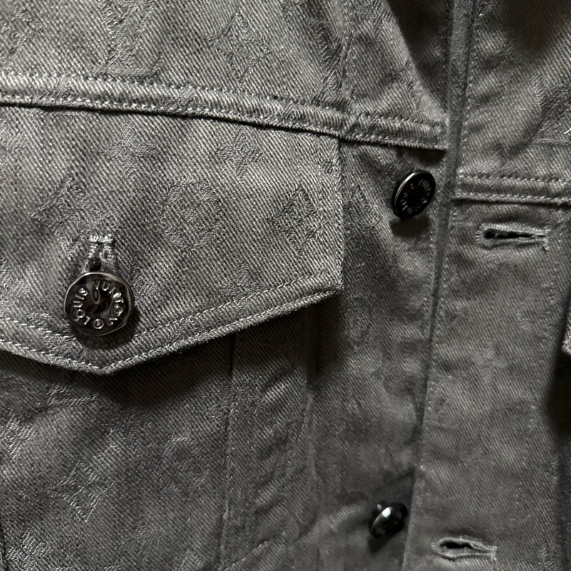 LV Louis Vuitton 經典老花 Monogram 牛仔襯衫-11