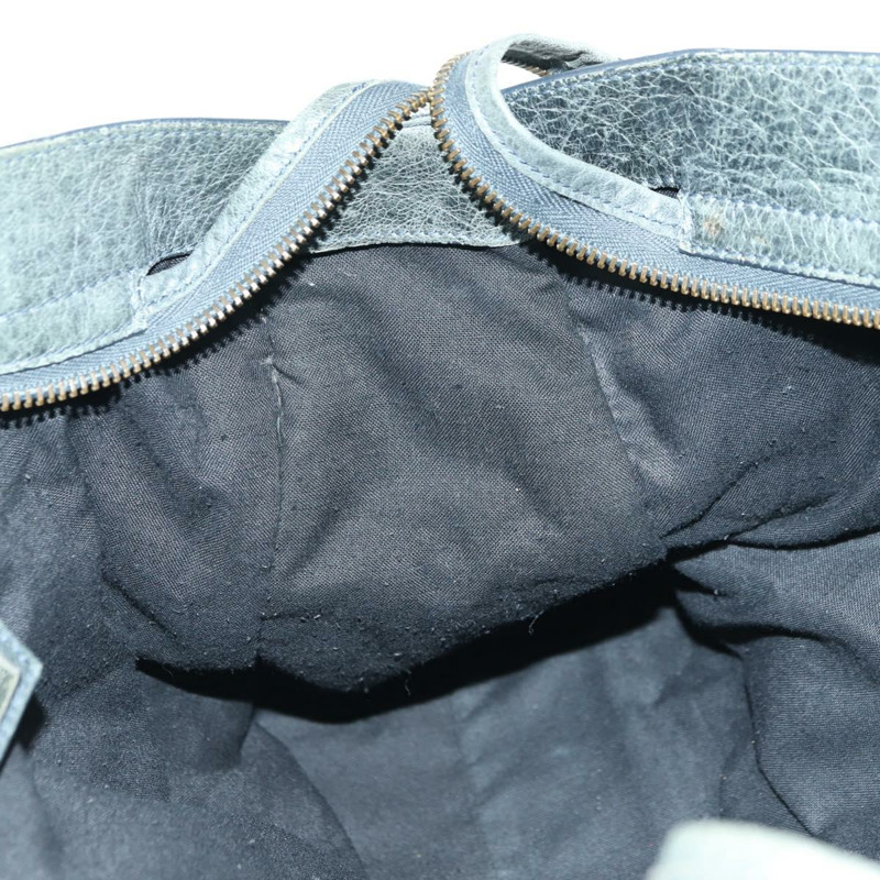 【日本直送】BALENCIAGA The City 手提包 皮革 2way 灰色 115748 Auth yk20311SAM-22