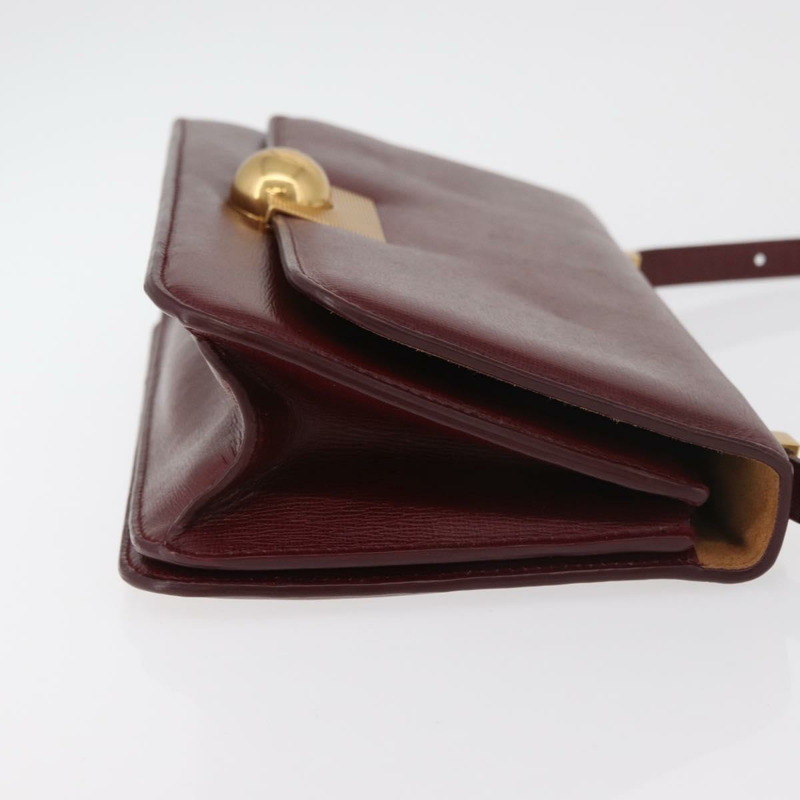 【日本直送】BOTTEGA VENETA 肩背包 皮革 波爾多金 正品 bs34508A-2