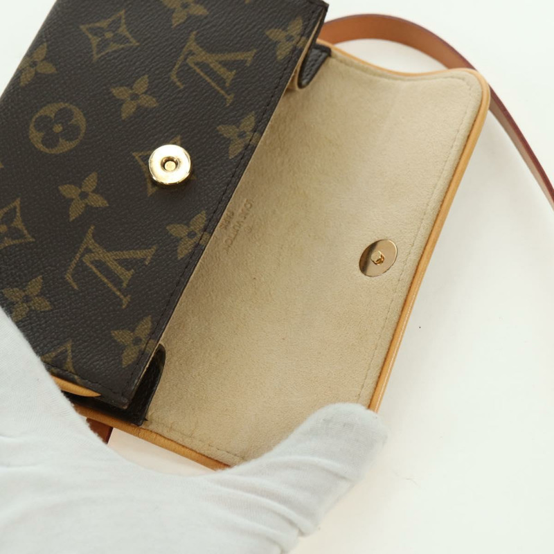 【日本直送】路易威登 Monogram Pochette Florentine 腰包 M51855 LV Auth am11460V-18