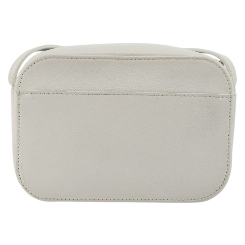 【日本直送】BALENCIAGA 白色銀色皮革肩背包 552372 正品 bs34594A-1