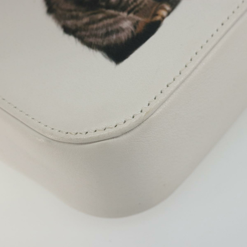 【日本直送】BALENCIAGA 白色銀色皮革肩背包 552372 正品 bs34594A-14