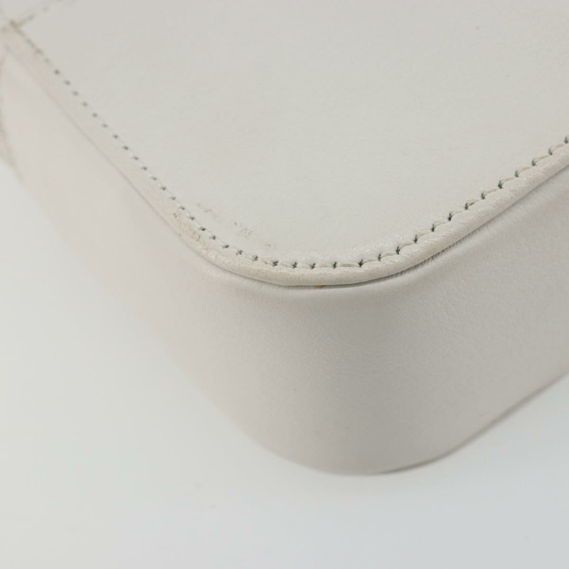 【日本直送】BALENCIAGA 白色銀色皮革肩背包 552372 正品 bs34594A-16