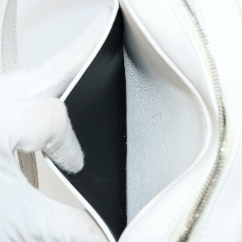 【日本直送】BALENCIAGA 白色銀色皮革肩背包 552372 正品 bs34594A-19