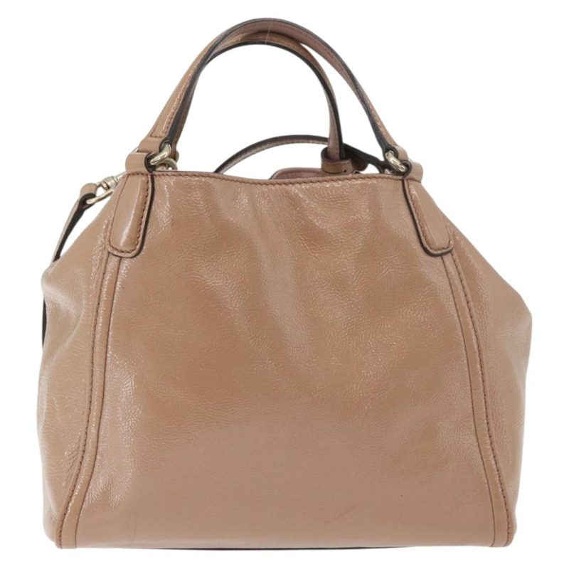 【日本直送】GUCCI Soho 手提包 皮革 兩用 米色 金色 336751 正品 ep14410A-1
