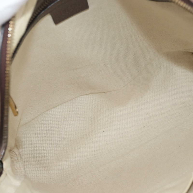 【日本直送】GUCCI GG Supreme Web Sherry Line 手提包 PVC 米色 金色 547934 正品 ep14440A-10