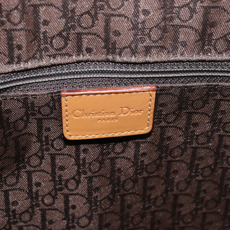 【日本直送】Christian Dior Street Chic 手提包 皮革 棕色 金色 正品 ep14353A-18