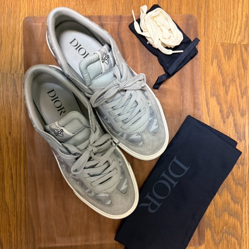 Dior MEN B101 CD Diamond 帆布鞋 休閒鞋 男鞋 EU45-0