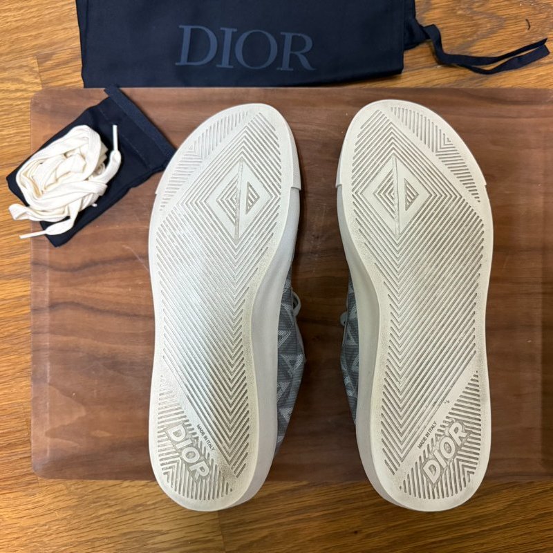 Dior MEN B101 CD Diamond 帆布鞋 休閒鞋 男鞋 EU45-3