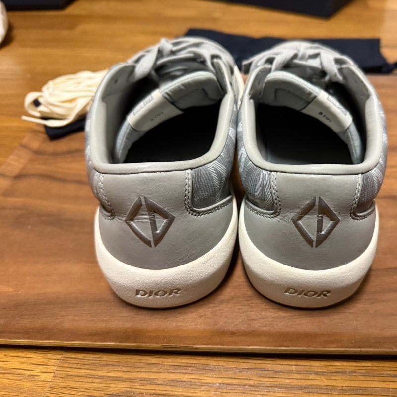 Dior MEN B101 CD Diamond 帆布鞋 休閒鞋 男鞋 EU45-10