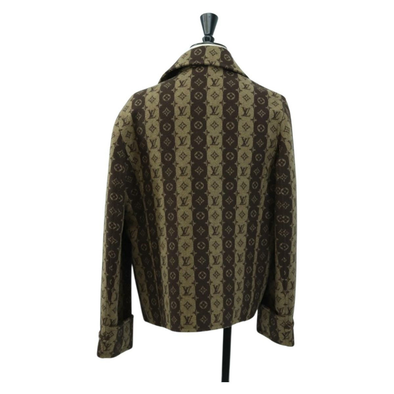 【日本直送】路易威登 Monogram Stripe (LVxNIGO) 大衣，Monogram 包裝盒，售價 RM221M，正品 YKZ1433SM-1