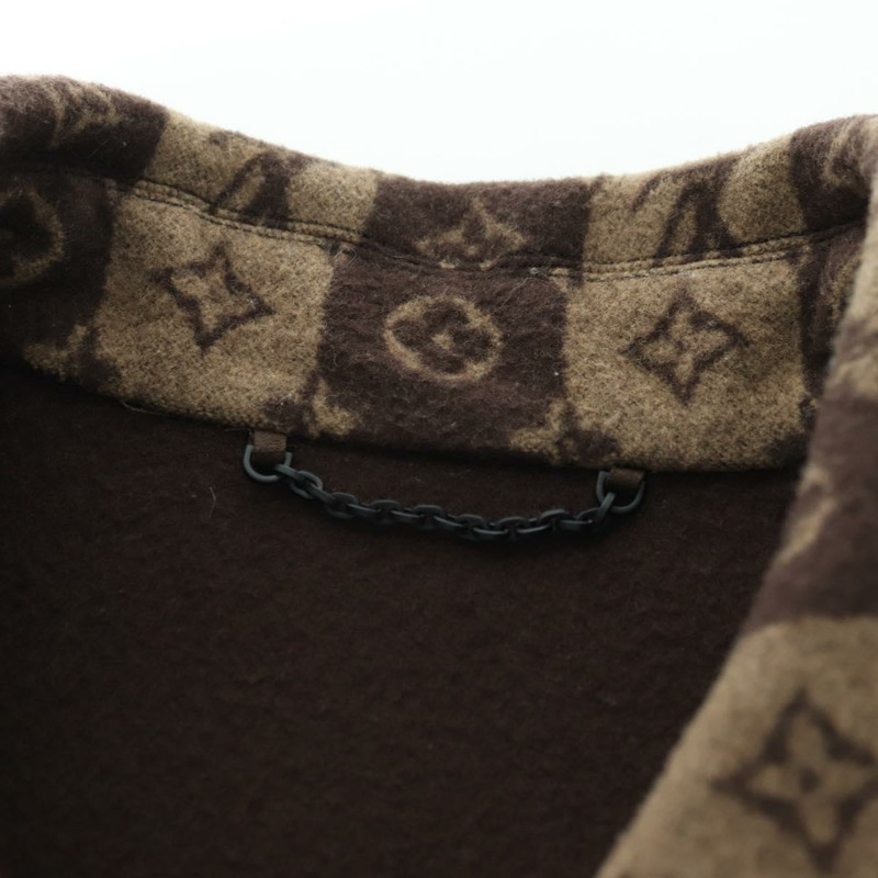 【日本直送】路易威登 Monogram Stripe (LVxNIGO) 大衣，Monogram 包裝盒，售價 RM221M，正品 YKZ1433SM-10
