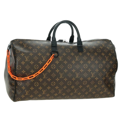 路易威登 Monogram Virgil Abloh Keepall Band 50 旅行包 M44471 正品 YKZ1415M