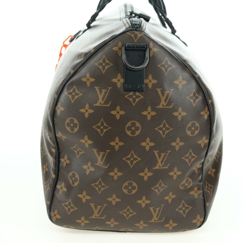 【日本直送】路易威登 Monogram Virgil Abloh Keepall Band 50 旅行包 M44471 正品 YKZ1415M-2