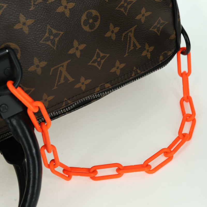 【日本直送】路易威登 Monogram Virgil Abloh Keepall Band 50 旅行包 M44471 正品 YKZ1415M-7