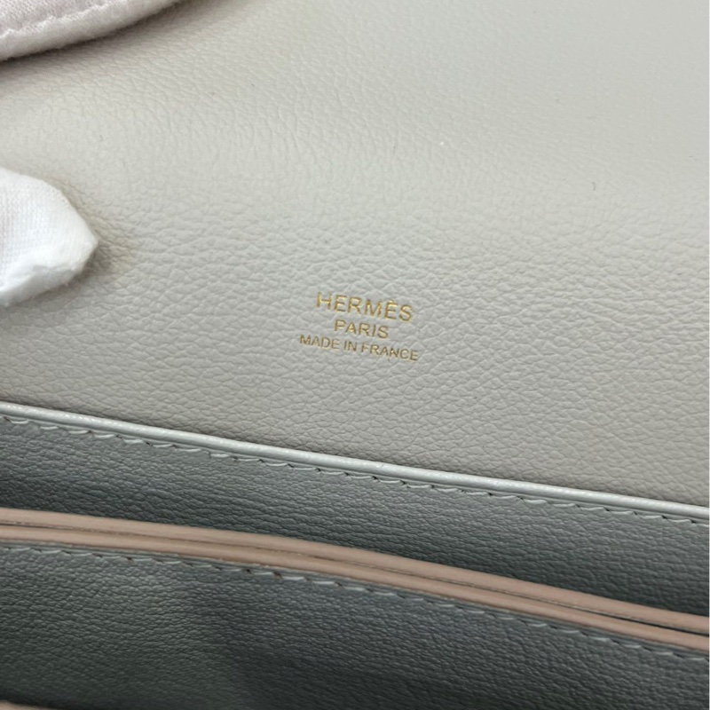 🌈Hermes🧡Roulis 23🧡冰川白色金扣🌈98新🌟evercolor皮🌟roulis23🌟notminiroulis🌟roulis23🌟豬鼻子🌟notRoulis19🌟愛馬仕🌟-7