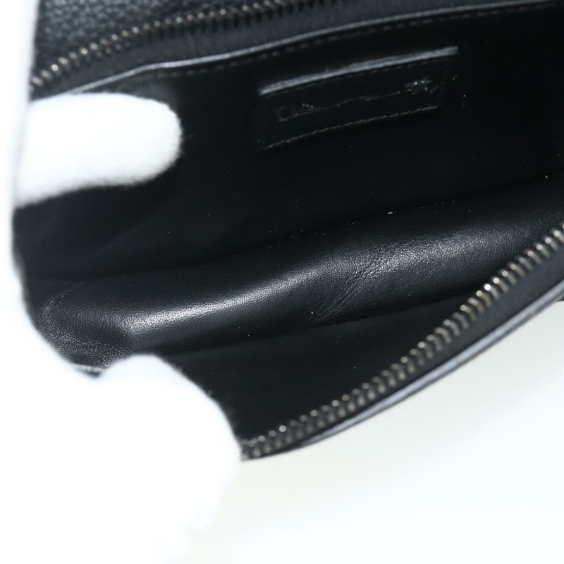 【日本直送】Christian Dior 馬鞍形臂包 Cactus Jack 皮革 黑色 銀色 正品 ka4066A-10