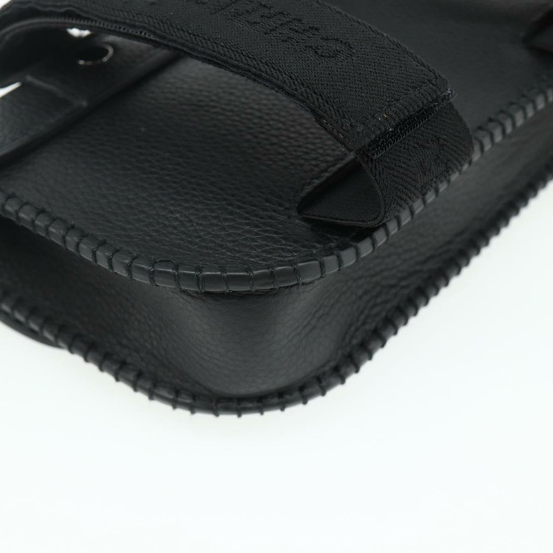 【日本直送】Christian Dior 馬鞍形臂包 Cactus Jack 皮革 黑色 銀色 正品 ka4066A-15