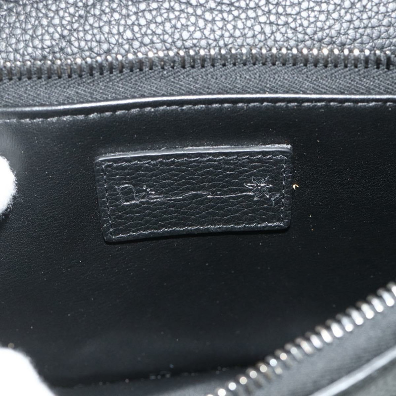 【日本直送】Christian Dior 馬鞍形臂包 Cactus Jack 皮革 黑色 銀色 正品 ka4066A-19