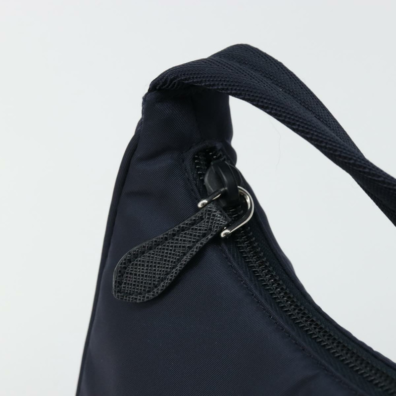 【日本直送】PRADA 復刻版尼龍海軍藍銀色手提包 正品 ka4069M-18