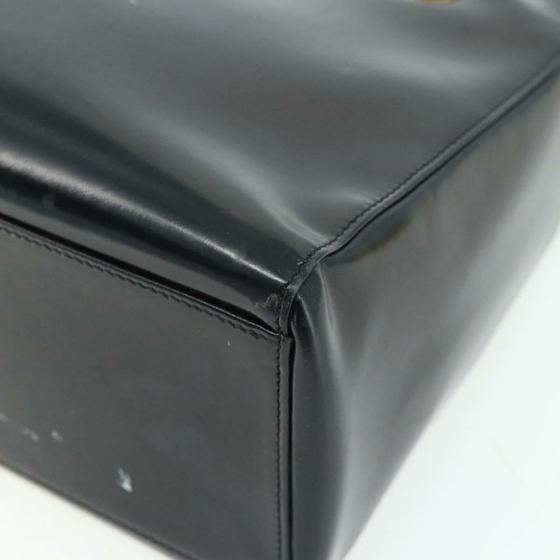 【日本直送】Christian Dior Lady Dior Cannage 中型皮革雙肩包 黑色 金色 Auth ka4150A-17