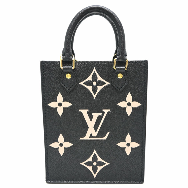 Louis Vuitton Empreinte Petite Sac Plat 女士手提包 M81416（已停產）黑色小牛皮（黑色）-1