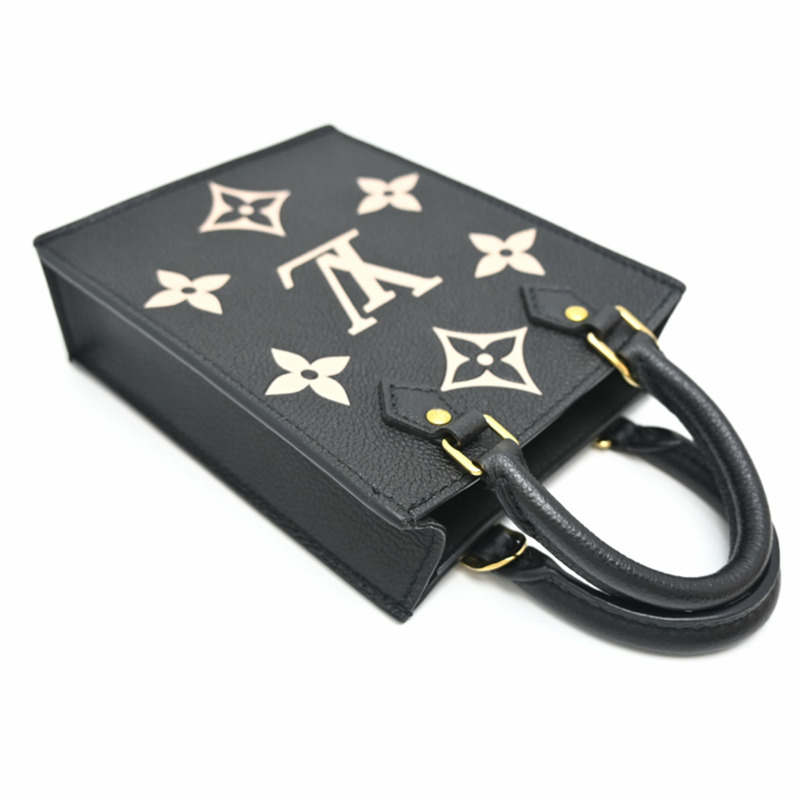 Louis Vuitton Empreinte Petite Sac Plat 女士手提包 M81416（已停產）黑色小牛皮（黑色）-3