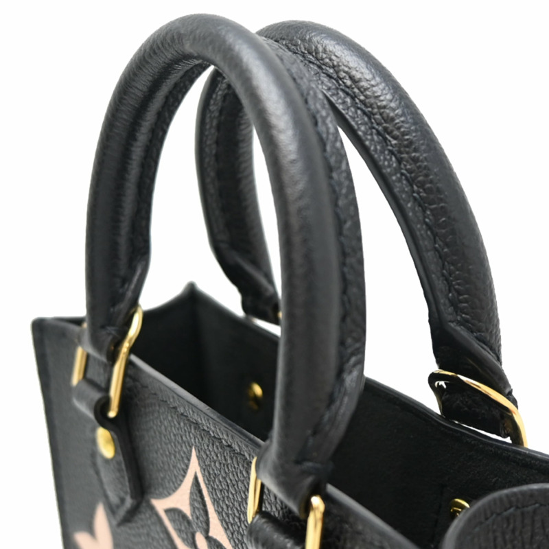 Louis Vuitton Empreinte Petite Sac Plat 女士手提包 M81416（已停產）黑色小牛皮（黑色）-4