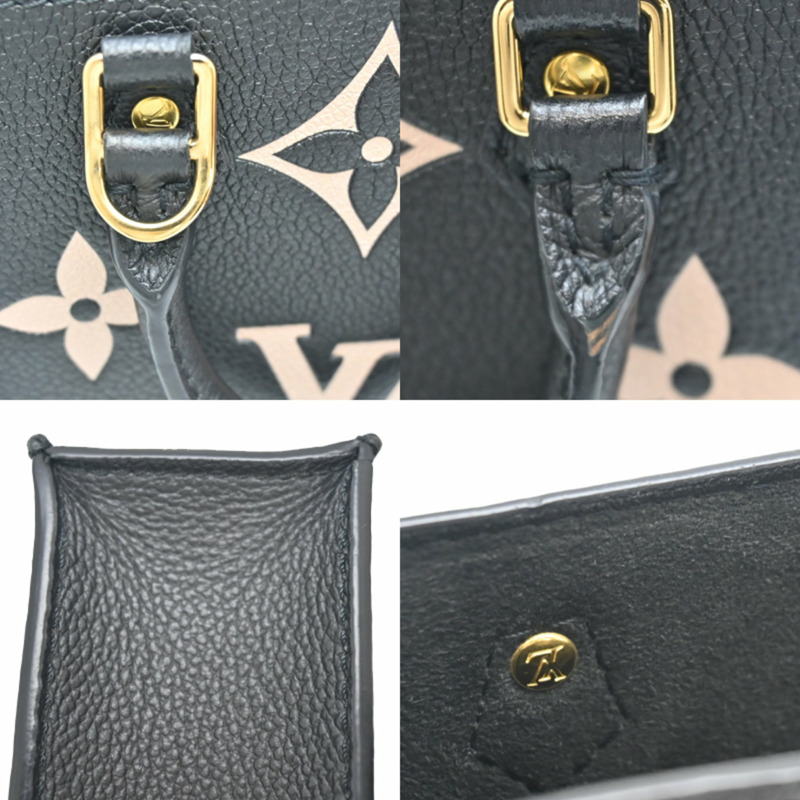 Louis Vuitton Empreinte Petite Sac Plat 女士手提包 M81416（已停產）黑色小牛皮（黑色）-6