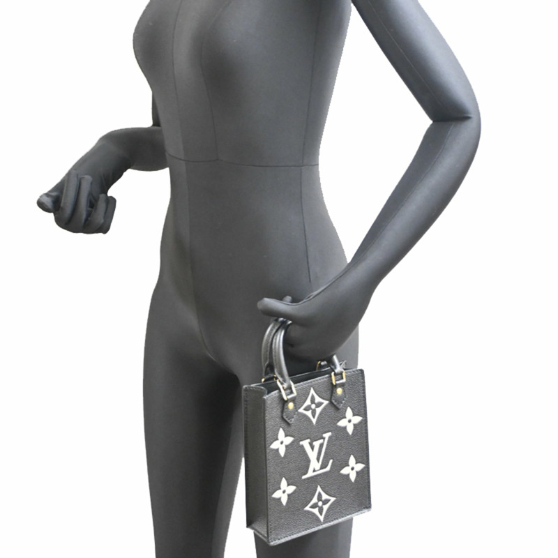Louis Vuitton Empreinte Petite Sac Plat 女士手提包 M81416（已停產）黑色小牛皮（黑色）-8