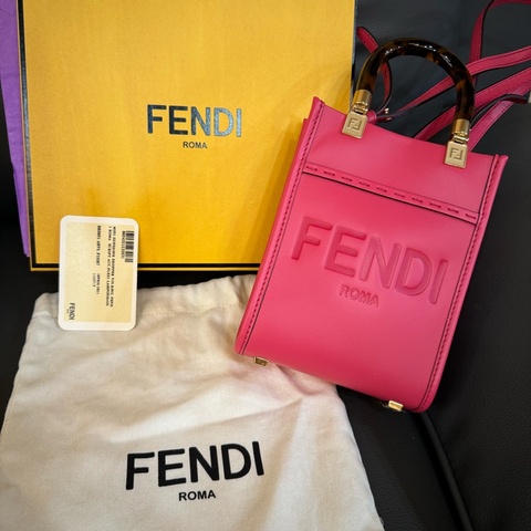 全新Fendi Sunshine 迷你兩用托特包❤️