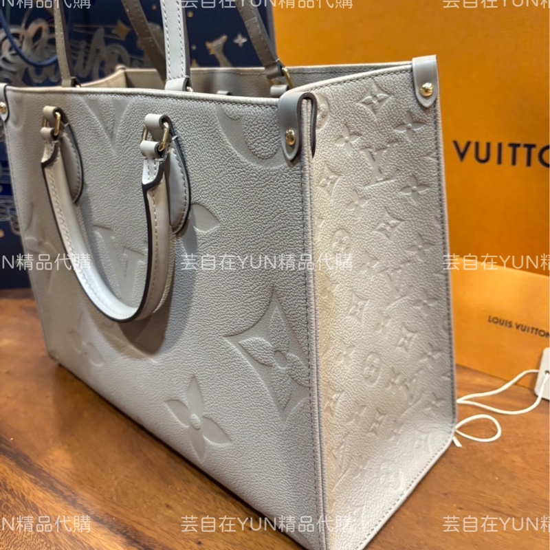 全新未使用 LV  On the go MM M45607 托特包 肩背包-1