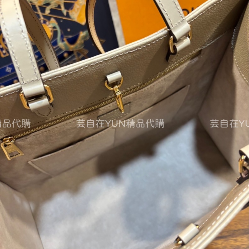 全新未使用 LV  On the go MM M45607 托特包 肩背包-3