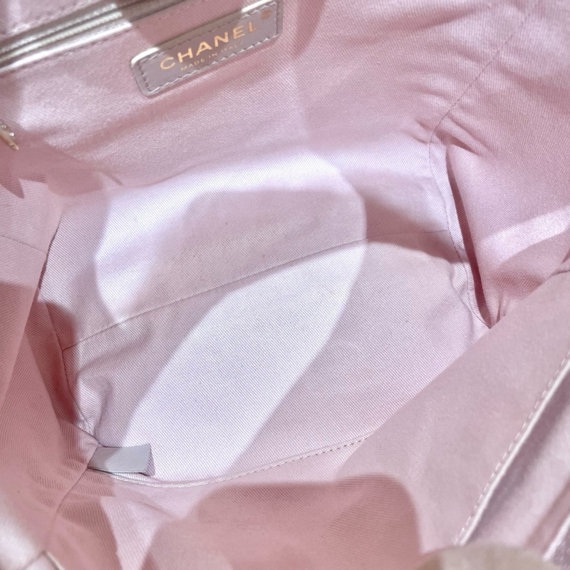 香奈兒粉色沙灘包小號tote-6