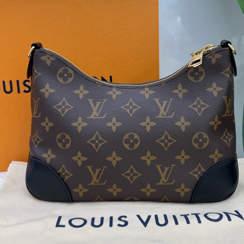 Louis Vuitton 路易威登黑牛角芯片包單肩斜挎包 斷貨王 尺寸26x10×18cm-0