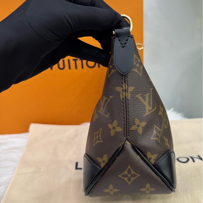 Louis Vuitton 路易威登黑牛角芯片包單肩斜挎包 斷貨王 尺寸26x10×18cm-1