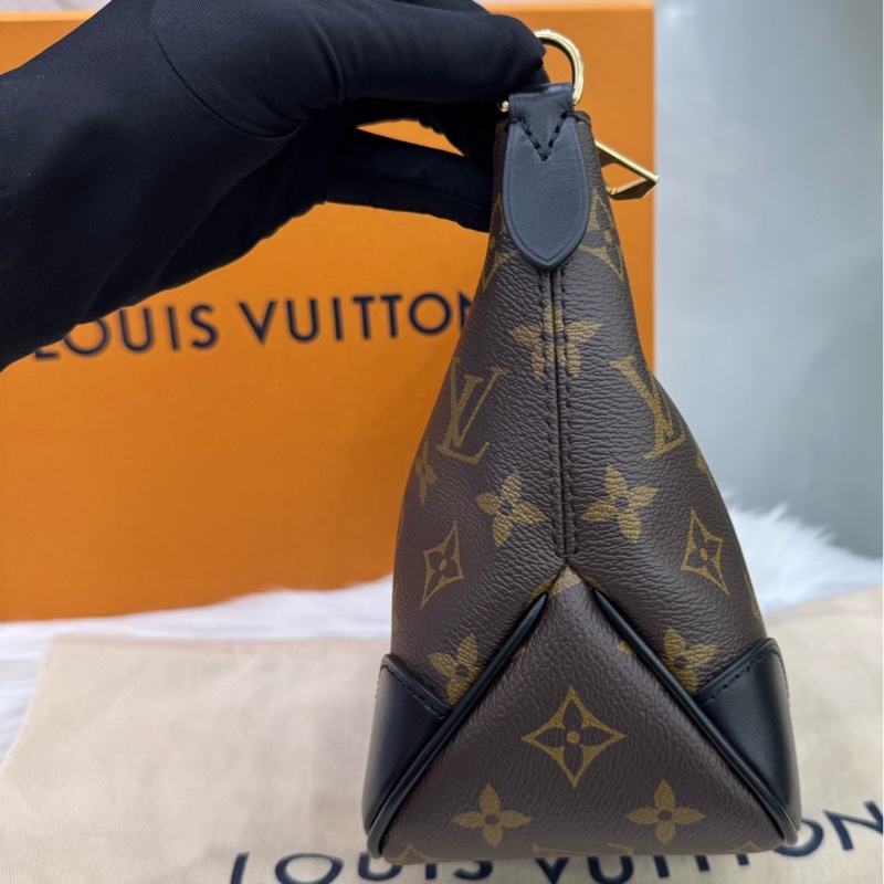 Louis Vuitton 路易威登黑牛角芯片包單肩斜挎包 斷貨王 尺寸26x10×18cm-2