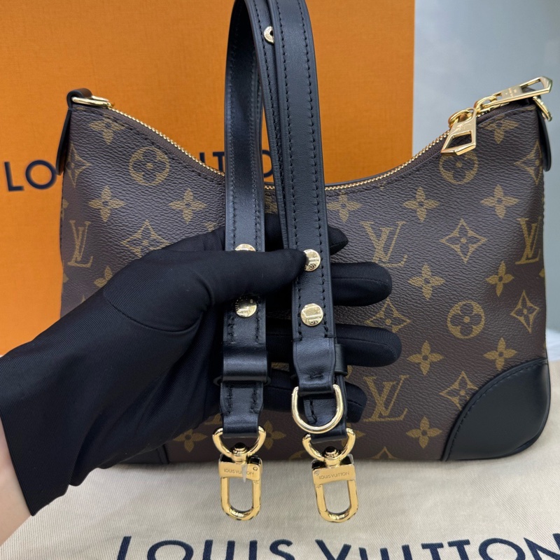 Louis Vuitton 路易威登黑牛角芯片包單肩斜挎包 斷貨王 尺寸26x10×18cm-5
