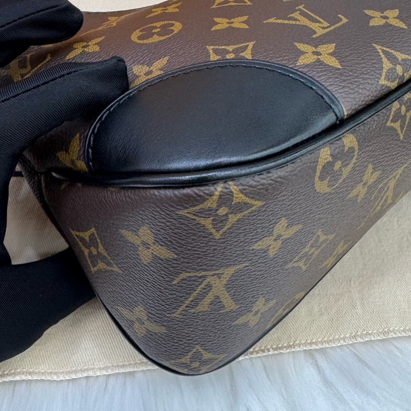 Louis Vuitton 路易威登黑牛角芯片包單肩斜挎包 斷貨王 尺寸26x10×18cm-8