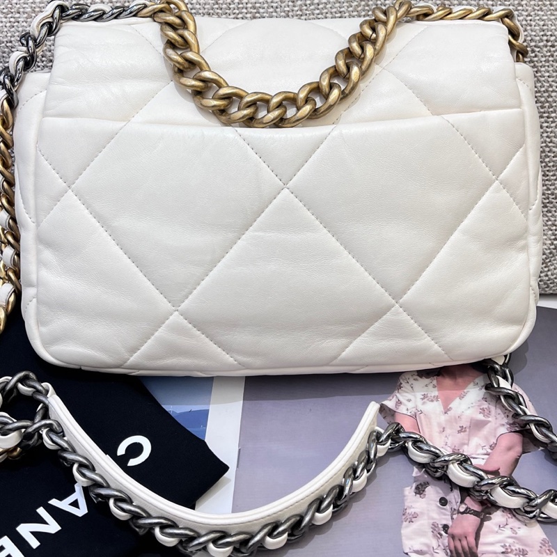 Chanel香奈兒白金19bag小號 底長26 31開  配塵袋-1