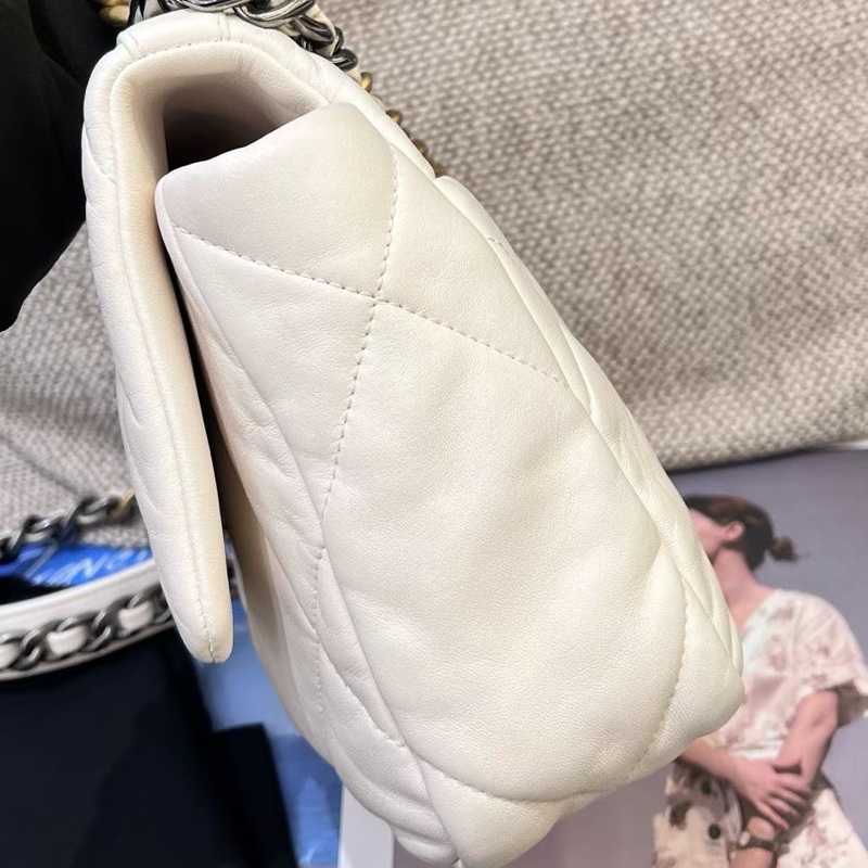 Chanel香奈兒白金19bag小號 底長26 31開  配塵袋-3