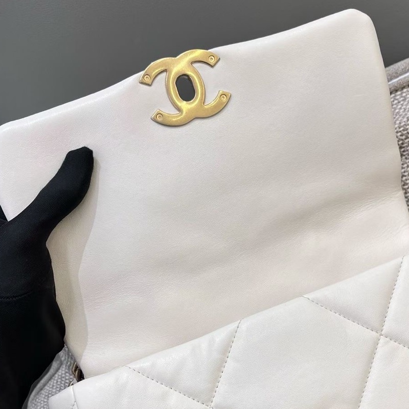 Chanel香奈兒白金19bag小號 底長26 31開  配塵袋-7