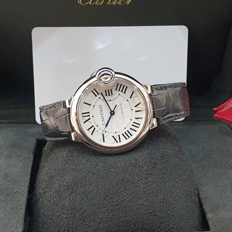 【大眾名錶】Cartier 卡地亞 WSBB0028 藍氣球皮帶2023/05卡 原廠保固至2031 大眾名錶B1294-3