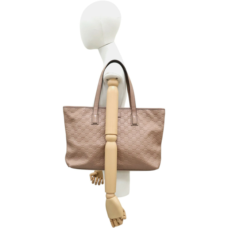 粉色牛皮 Guccissima 肩背包 211137【GUCCI 古馳】 211137-8