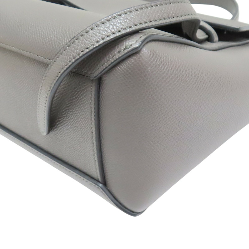 灰色 牛皮 Nano Belt Bag 肩背包 185003ZVA【CELINE 賽琳】 185003ZVA-9